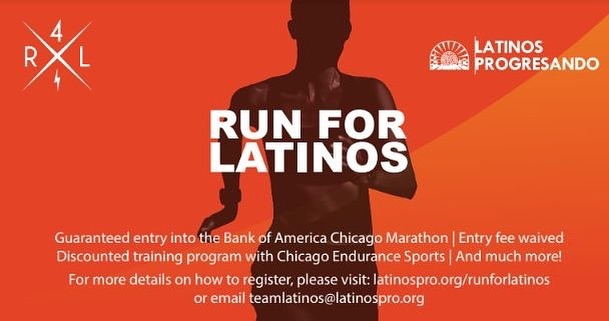 Today is the LAST DAY to apply and receive a guaranteed entry to the Bank of America Chicago Marathon before the fundraising commitment increases by $500. Join #TeamLatinos now: latinospro.org/runforlatinos –
–
Give it your all, get even more. #Run4Latinos @chimarathon