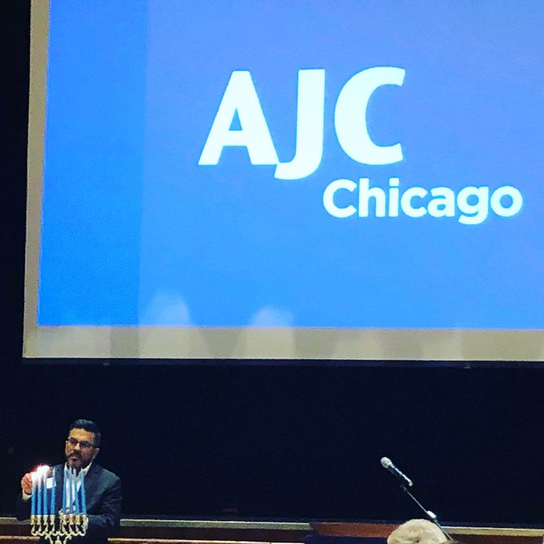 AJC Chicago honored LP’s own Luis Gutierrez with an invitation to light a menorah candle at their 8th annual Hanukkah celebration. We’re grateful to be included in such a beautiful tradition.