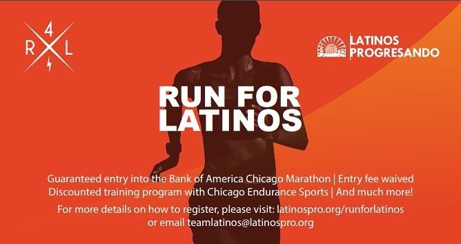 @chimarathon —There are ONLY 5 spots left to join Team Latinos so if you’re looking for a way into the Chicago marathon this fall, look no further than Latinos Progresando! Download the runner contract and learn more at http://latinospro.org/runforlatinos/. Deadline to register is March 30th.

#Run4Latinos #running #ilovetorun #ChiMarathon #ChicagoMarathon #run #marathon #marathontraining #training #charity #charityteams #fundraising