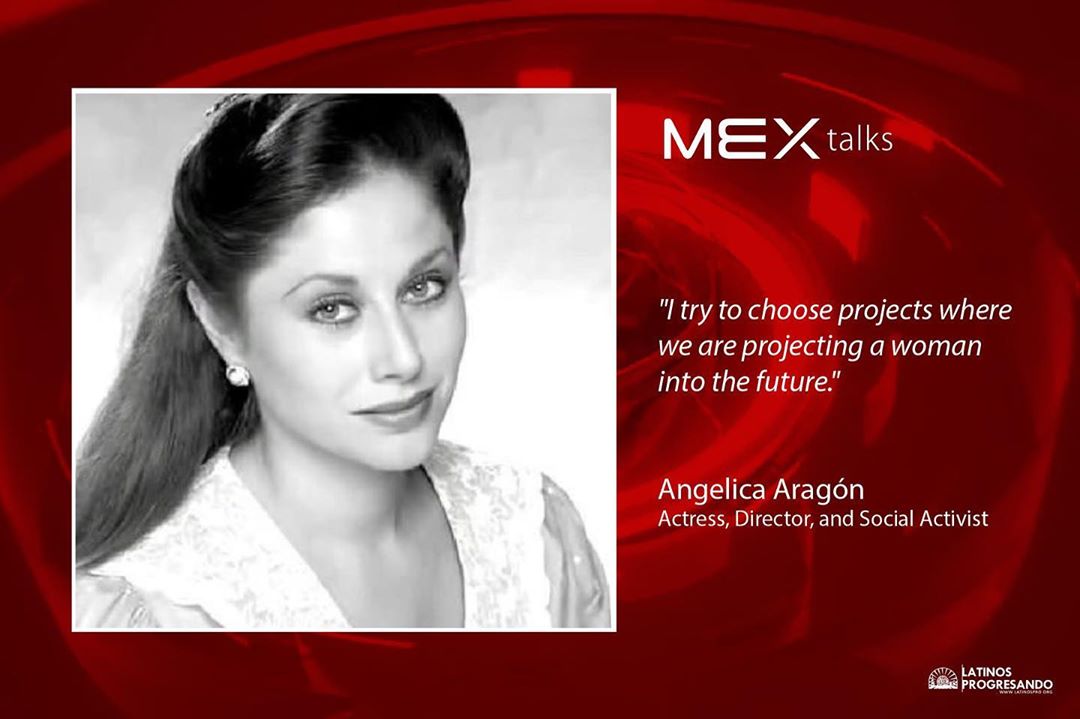 Today, we’re giving the speaker spotlight to this year’s #MEXtalks headliner, the iconic Angelica Aragón. Angelica has worked extensively in radio, television, theatre and film for forty years. Her leading roles in twenty five soap operas have awarded her a special place in the hearts of the audience around the world, pushing the boundaries of commercial TV into the realms of political correctness and gender equality.
–
Tickets are sold out, but you can tune in to Facebook Live on Thursday, 9/12 to watch her grace the stage at 6PM at Venue SIX10.