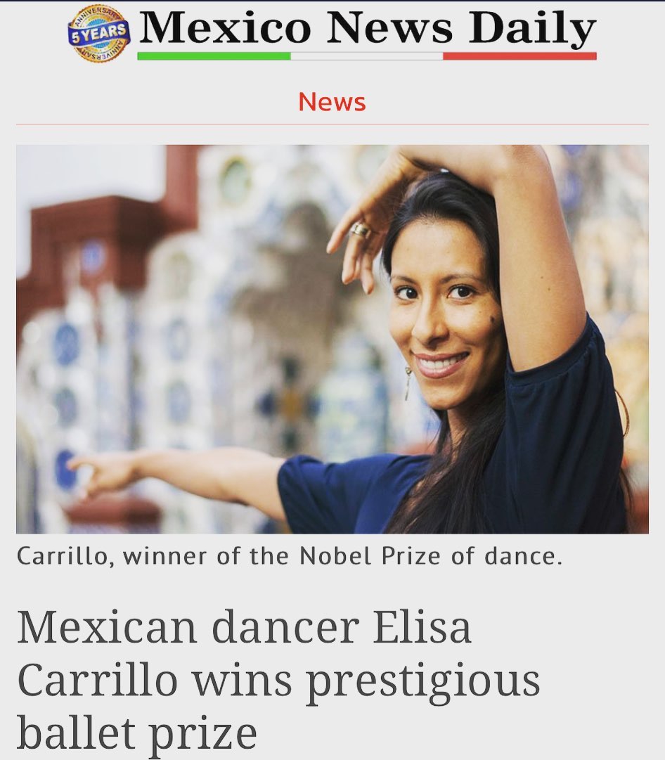 “I dedicate this prize to the Mexican people,” @elisacarrillocabrera said. “We’ll never stop fighting and working to achieve our dreams.” #MEXtalksMonday .
.
Link in bio