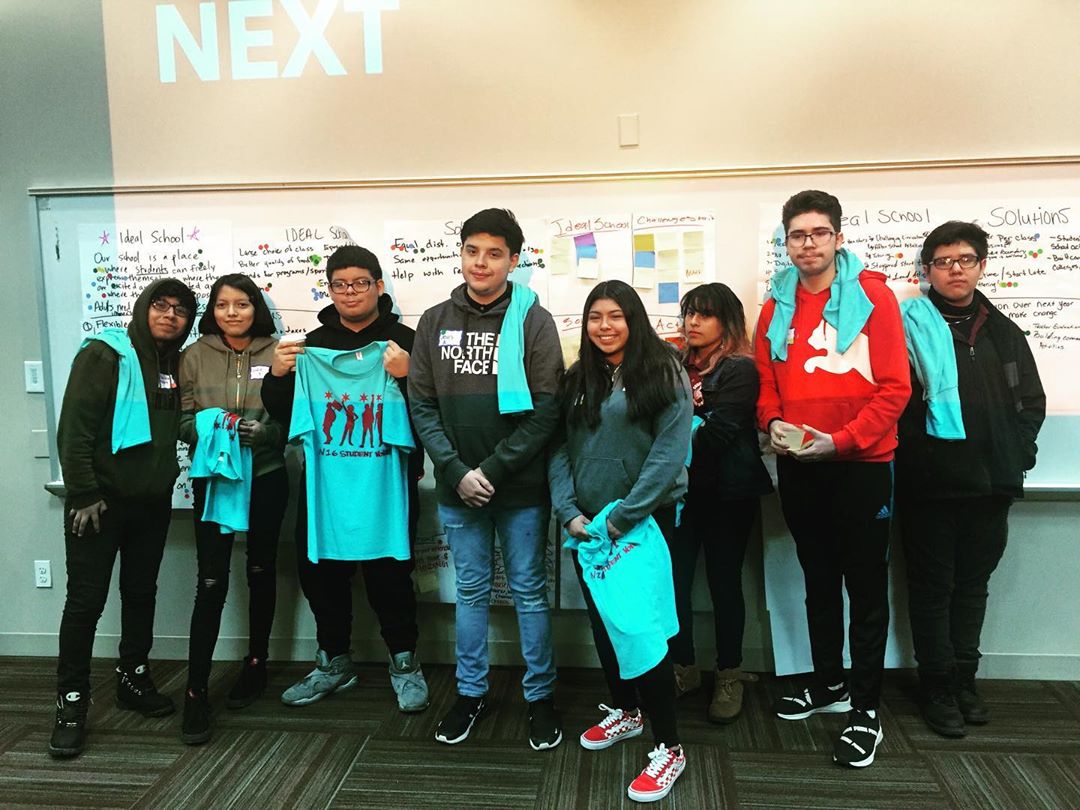 The Student Voice Committee (SVC) from Community Links High School attended the Network 16 Town Hall Meeting in downtown. This was a great opportunity for them to meet fellow SVC members from different high schools as well as the Network16 Chief, Megan Hougard. The day was filled with fun and insightful activities that encouraged them to think about how they can empower themselves and their communities.