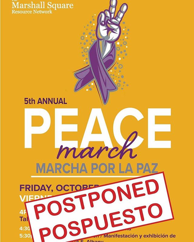 In light of the verdict from the Van Dyke trial, the Marshall Square Resource Network has elected to postpone the 5th Annual Peace March. Please stay tuned for the new date and details. To all of Chicago, be safe and take care of each other.
–
A la luz del veredicto del juicio de Van Dyke, la Red de Recursos de Marshall Square eligió posponer la 5ta Marcha anual por la Paz. Anunciaremos nueva fecha y detalles muy pronto. A todo Chicago, usen precaución y cuidense uno al otro.