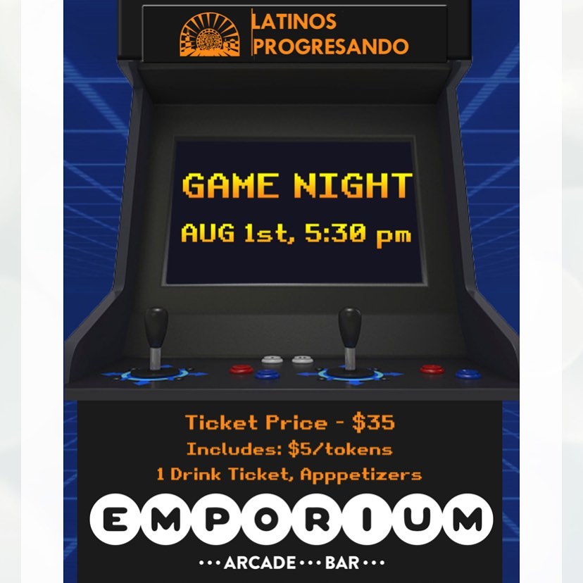 Join Latinos Progresando’s Associates Board (LPAB) for Game Night TOMORROW at Emporium Logan Square. Enjoy an evening of networking, food and drink, and, of course, your favorite classic video games—all while supporting an amazing organization.
.
.
.
Get your tickets now! Link in bio.